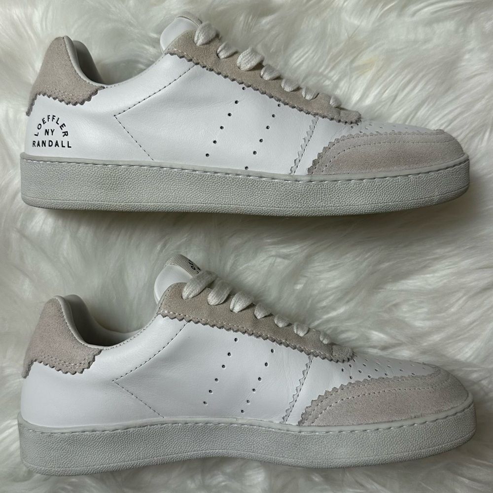 Loeffler Randall Keeley Leather Low-Top Sneakers - Picture 6 of 12